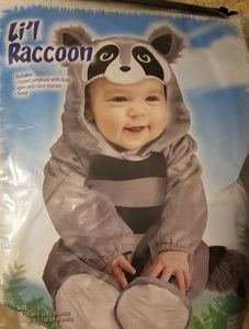 Baby/toddler raccoon halloween costume